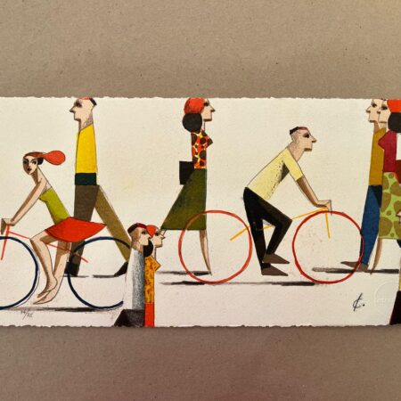 Les passants IV, obra gráfica