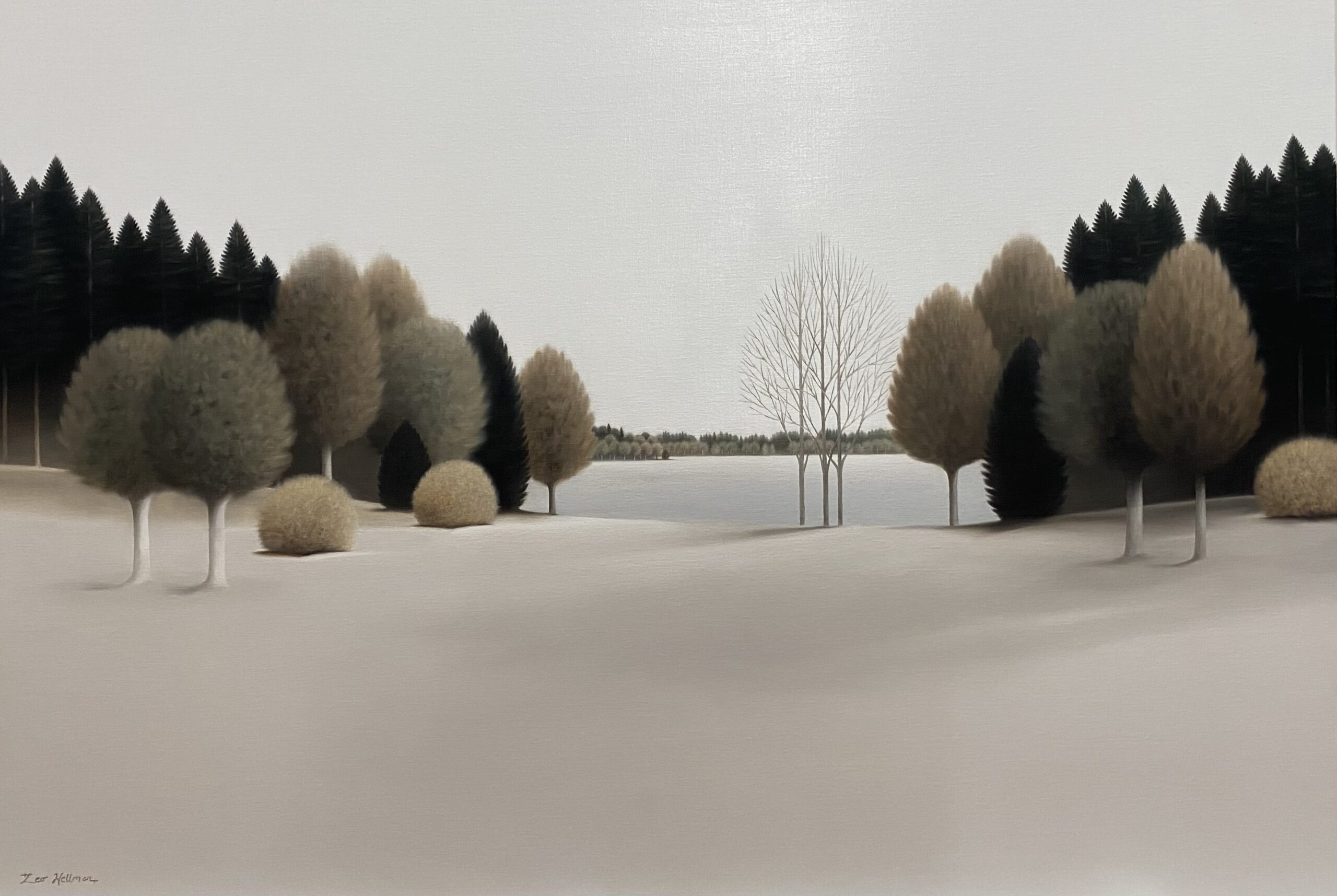 Searching for Silence - 89x130 cm. 2025