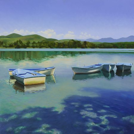 And all around was silence 60x60