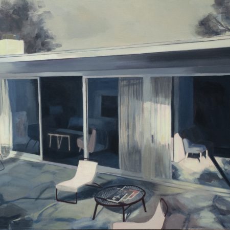 Case study house 97x130 cm acrylic on linen