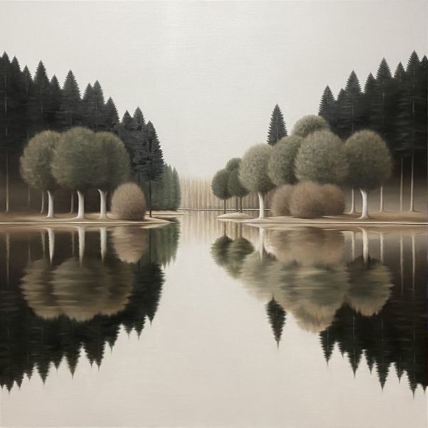 Reflected Serenity - 130x130 cm. 2025