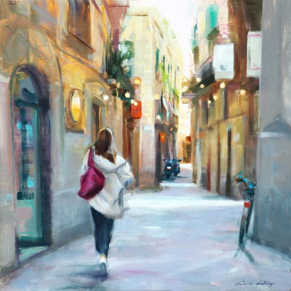 SHOOTING STARS 70X70cm Oli s. Fusta