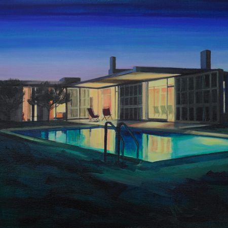 sopar d estiu 50x65 cm acrylic on linen